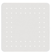 WENKO, Mata antypoślizgowa Mirasol, kwadratowa, biała, 54x54 cm