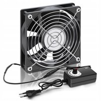 WENTYLATOR 120MM KOMPUTER PC WENTYLATOR OBUDOWY Z REGULOWANYMI PRĘDKOŚCIAMI
