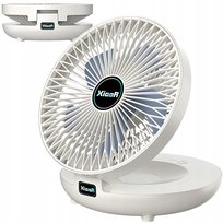 WENTYLATOR BIURKOWY WIATRAK SKŁADANY BEZPRZEWODOWY KLIPS BIURKOWY STOJĄCY