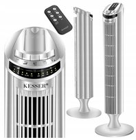 WENTYLATOR KOLUMNOWY KESSER CICHY Z PILOTEM TIMER TURBO