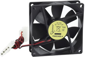 Wentylator komputerowy GEMBIRD FANCASE - 4, 80 mm - Gembird