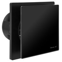 Wentylator łazienkowy VENTIS PURE 120 Black S z klapką zwrotną