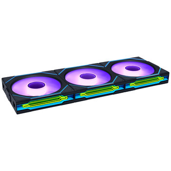 Wentylator Lian Li UNI FAN SL-INF Wireless ARGB PWM 120mm Black Reverse Blade 3 sztuki i kontroler (12RSLIN1W3B) - Lian Li