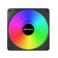 Wentylator Montech GF120R V2 ARGB PWM Reverse Black 120mm Montech