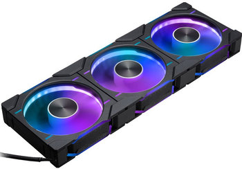 Wentylator Phanteks D30 PWM Reverse Airflow ARGB 120mm zestaw 3 szt, czarny - Phanteks