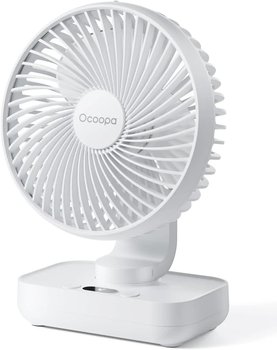 Wentylator stołowy Ocoopa D606Y white akumulator USB oscylator - Inny producent