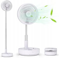 Wentylator stołowy Primevolve biały z pilotem