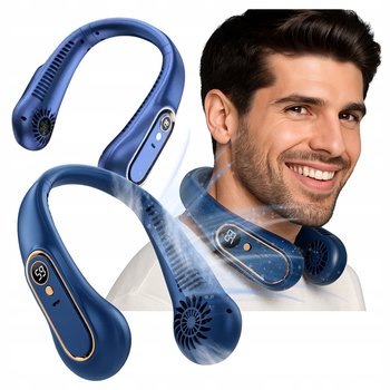 Wentylator Wiatrak Na Szyję Kark USB Przenośny Chłodzący 5 Prędkości LED - Inny producent