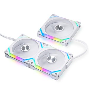 Wentylatory Lian-Li UNI FAN SL120 V2 RGB PWM, opakowanie 3 - 120 mm, białe - Lian Li