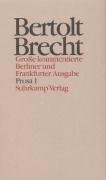 Werke. Große kommentierte Berliner und Frankfurter Ausgabe. 30 Bände (in 32 Teilbänden) und ein Registerband - Brecht Bertolt