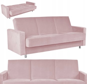 Wersalka kanapa sofa tapczan rozkładana Family Meble Alicja różowy - Family meble