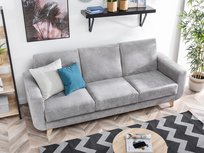 Wersalka Z Funkcją Spania I Pojemnikiem Kadi Szara Do Pokoju