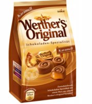 Werther's Original, cukierki z nadzieniem karmelowym, 153 g