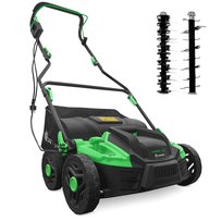 Wertykulator aerator elektryczny nóż aż 36 cm kosz aż 45 litrów 2 wałki