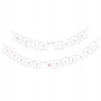 WESELE BANER ŚLUBNY DZIŚ JEST NASZE WESELE DEKORACJA SALI ŚLUB IMPREZA