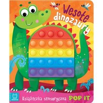 Wesołe Dinozaury Książeczka Sensoryczna Z Pop It