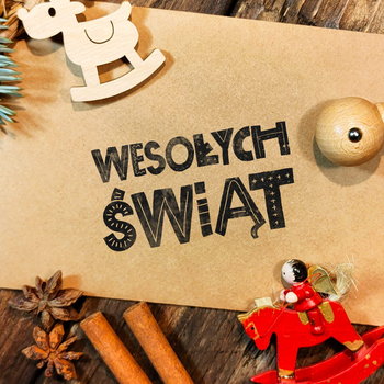 Wesołych Świąt - stempel świąteczny - Inna marka