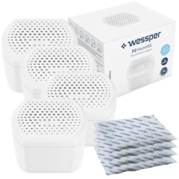 Wessper: 4x pochłaniacz wilgoci + 4x wkłady do pochłaniacza wilgoci lawenda - Wessper