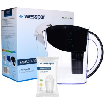 Wessper Aquaclassic 3,5L Dzbanek Filtrujący + 1X Filtr Węglowy - Wessper