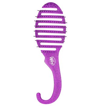 Wet Brush, Shower Detangler, szczotka do rozczesywania włosów pod prysznicem Purple Glitter - Wet Brush