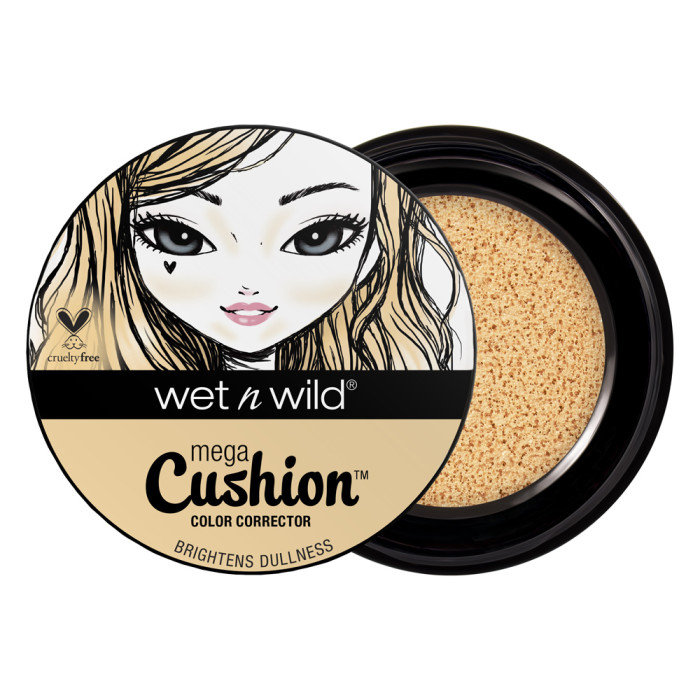 Wet n Wild, Mega Cushion Color Corrector, korektor w poduszeczce Yellow, 8 g Sklep