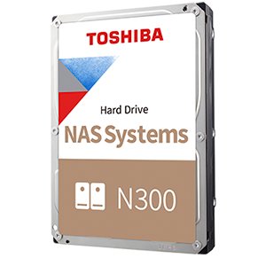 Wewnętrzny dysk twardy Toshiba 18 TB N300 – NAS 3,5-calowy dysk twardy SATA obsługuje do 8 kieszeni na dyski Zaprojektowany dla systemów NAS - Toshiba
