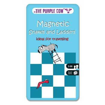 Węże i drabiny, podróżna gra magnetyczna, The Purple Cow - The Purple Cow