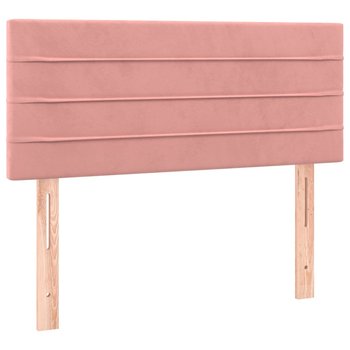 Wezgłowie łóżka aksamitne 90x5x78cm różowe / AAALOE - Zakito Home