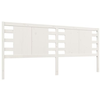 Wezgłowie łóżka sosnowe białe 146x100 cm / AAALOE - Zakito Home