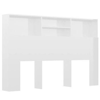 Wezgłowie z półkami, biały, 160x19x103,5cm / AAALOE - Zakito Home