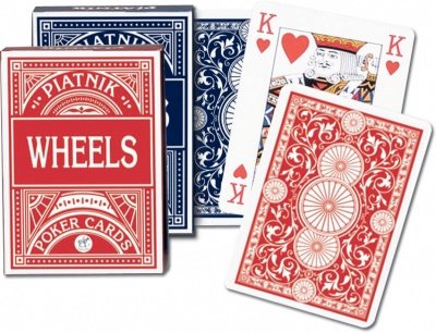 Wheels Poker, karty klasyczne, Piatnik