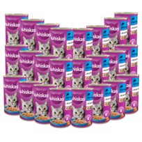 WHISKAS 1+ z Tuńczykiem w Galaretce 24x400 g Puszka Mokra karma dla kota