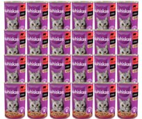 Whiskas Adult puszka Wołowina w sosie 24x 400g