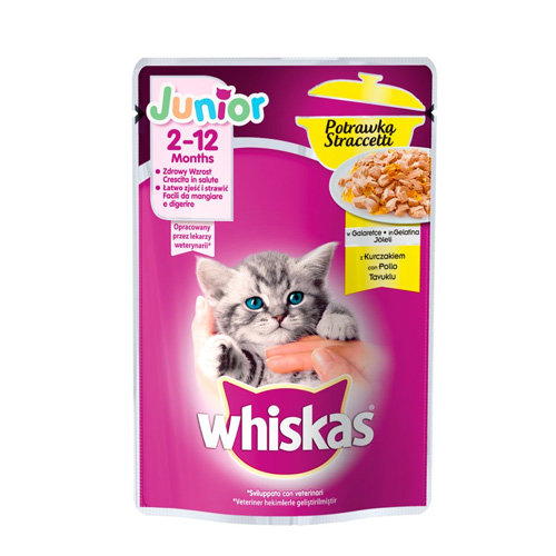 Whiskas Junior Potrawka Drobiowa W Galaretce Saszetka 85G Whiskas