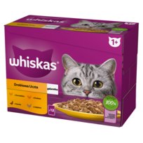 Whiskas Mokra karma dla kota kurczak kaczka drób Indyk w galaretce 12x85 g Whiskas
