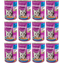 Whiskas Mokra karma dla kota Tuńczyk galaretka puszka 12 x 400 g