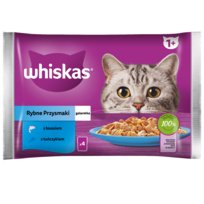 Whiskas Saszetka galaretka Łosoś Tuńczyk 4x85g