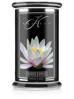 White Lotus - Kringle Candle - duża świeca z dwoma knotami (624g) - seria Reserve