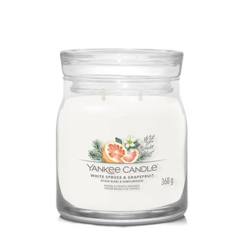 White Spruce & Grapefruit - Yankee Candle Signature - Średnia Świeca Zapachowa - Yankee Candle