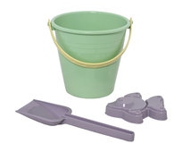 Wiaderko 1,2 L z bioplastiku z łopatką i foremką.