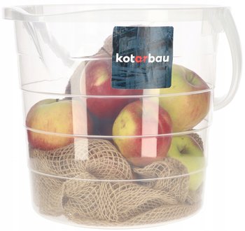 Wiadro Transparentne Miarką 10 Dziubkiem Pojemnik - Kotarbau