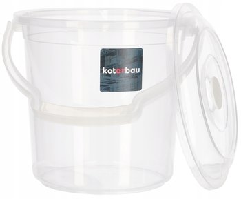 Wiadro Transparentne Miarką 5 Dziubkiem Pojemnik - Kotarbau