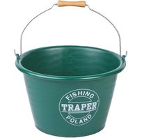 WIADRO ZANĘTOWE TRAPER 17L ZIELONE 23000                                   |23000 Traper