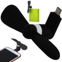 WIATRACZEK WIATRAK MICRO USB TELEFONU POWERBANKU CZARNY MATISTO