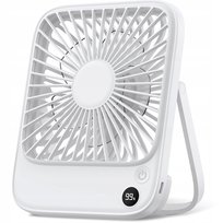 Wiatrak akumulatorowy Cichy wentylator biurkowy chłodzenie 5000mAh TOPK K65