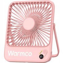 Wiatrak USB Cichy mini wentylator biurkowy biwakowy chłodzenie 10000mAh