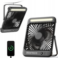 Wiatrak USB Cichy mini wentylator biurkowy biwakowy chłodzenie 20000mAh