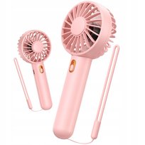 Wiatrak USB Cichy mini wentylator biurkowy chłodzenie TOPK K30 różowy