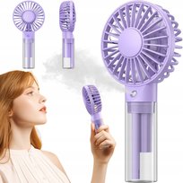 Wiatrak USB Cichy mini wentylator biurkowy chłodzenie TOPK K31 fioletowy