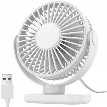 Wiatrak USB Cichy mini wentylator biurkowy chłodzenie TOPK K62C biały - Topk